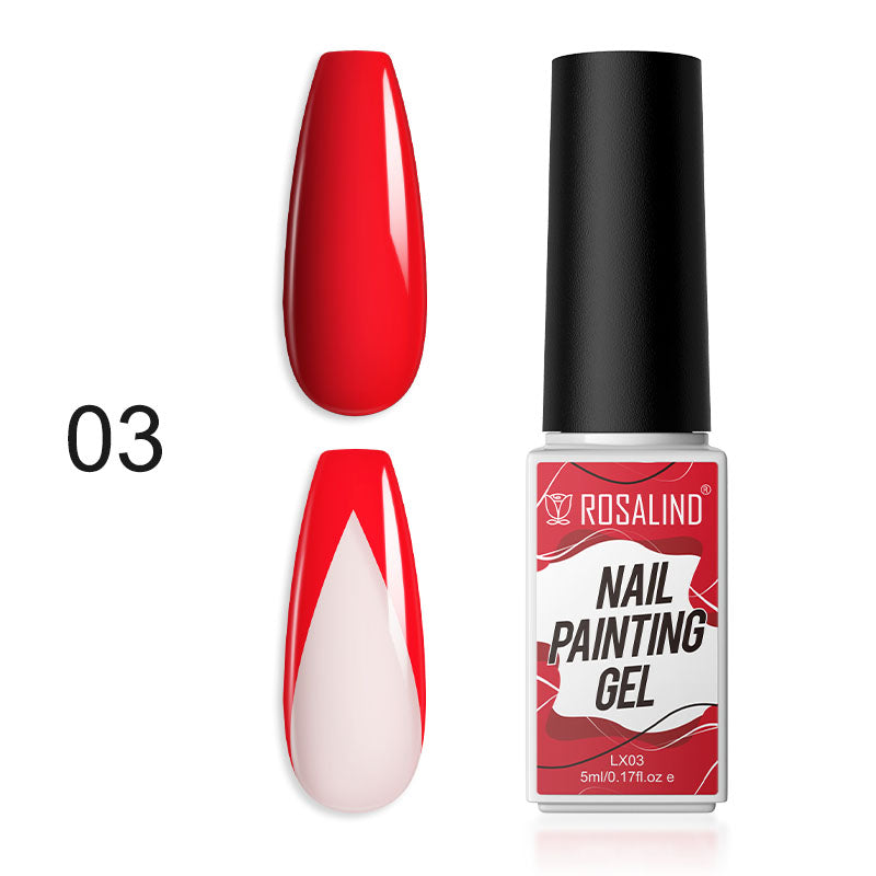 Rosalind 5ml Line Nail Gel Polish French Style DIY Drawing