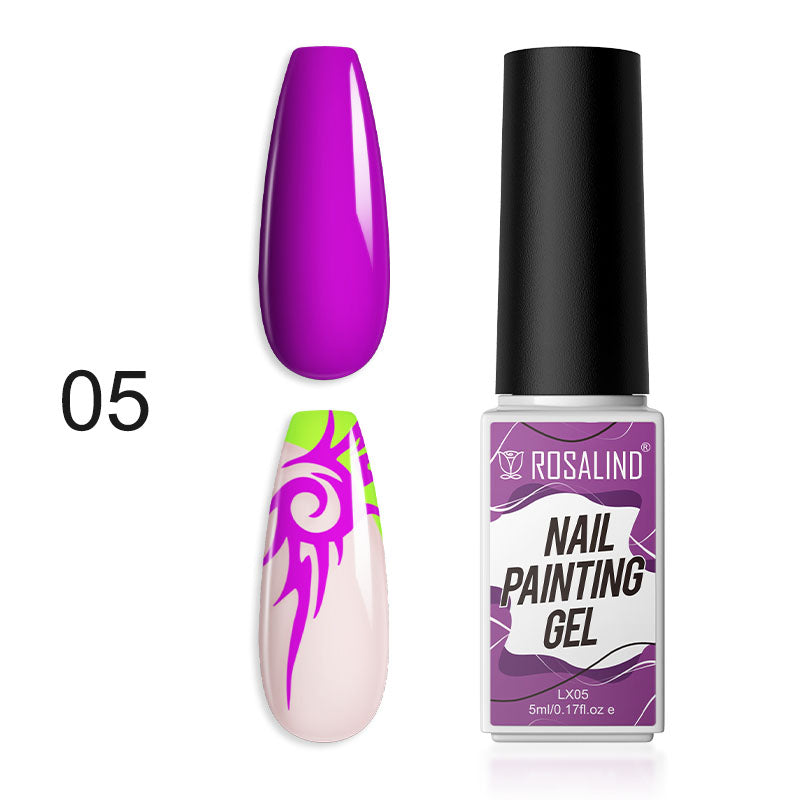 Rosalind 5ml Line Nail Gel Polish French Style DIY Drawing