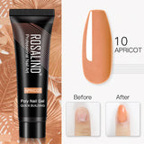 ROSALIND 15ml Glitter Poly Nail Gel 16 Fashion Colors Quick Builder Extension Say Goodbye To Short Nails
