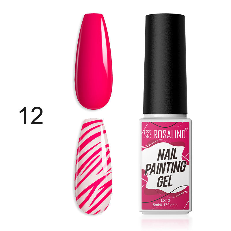 Rosalind 5ml Line Nail Gel Polish French Style DIY Drawing