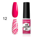 Rosalind 5ml Line Nail Gel Polish French Style DIY Drawing