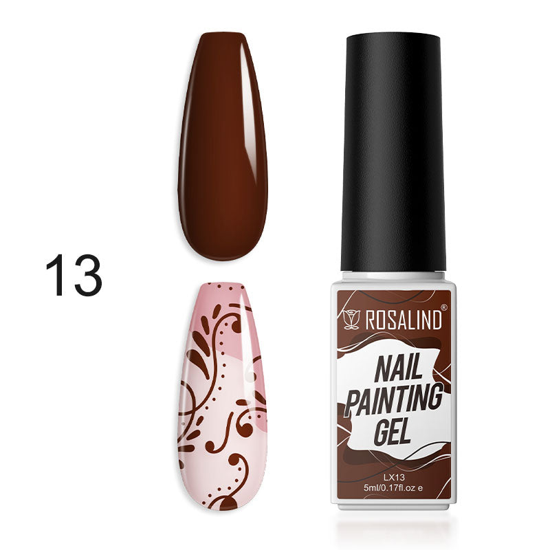Rosalind 5ml Line Nail Gel Polish French Style DIY Drawing