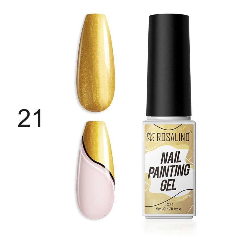 Rosalind 5ml Line Nail Gel Polish French Style DIY Drawing