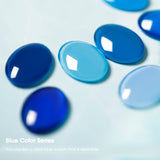 ROSALIND Soak Off 10 Color Blue Series Nail Gel Bright For Nail Art Design LED/UV Lamp RA