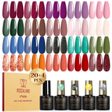 ROSALIND 24PCS SET Gel Polish Nail Art Design