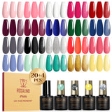 ROSALIND 24PCS SET Gel Polish Nail Art Design