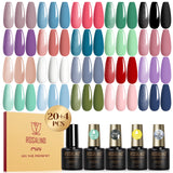 ROSALIND 24PCS SET Gel Polish Nail Art Design