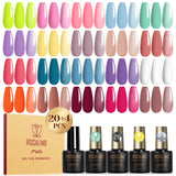 ROSALIND 24PCS SET Gel Polish Nail Art Design