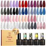 ROSALIND 24PCS SET Gel Polish Nail Art Design