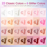 ROSALIND 34PCS Set With Tool Kits Ply Nail Gel Nail Art Design LED/UV Lamp Grinding Tool Set