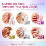 26PCS Set Mini Poly Nail Gel For Nail Art Design LED/UV Lamp