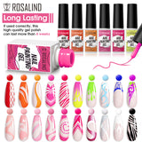 Rosalind 5ml Line Nail Gel Polish French Style DIY Drawing