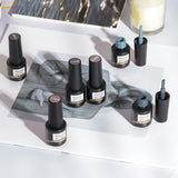 ROSALIND 12 colors Gray Series 7ml Soak Off Gel Polish Bright For Nail Art Design LED/UV Lamp