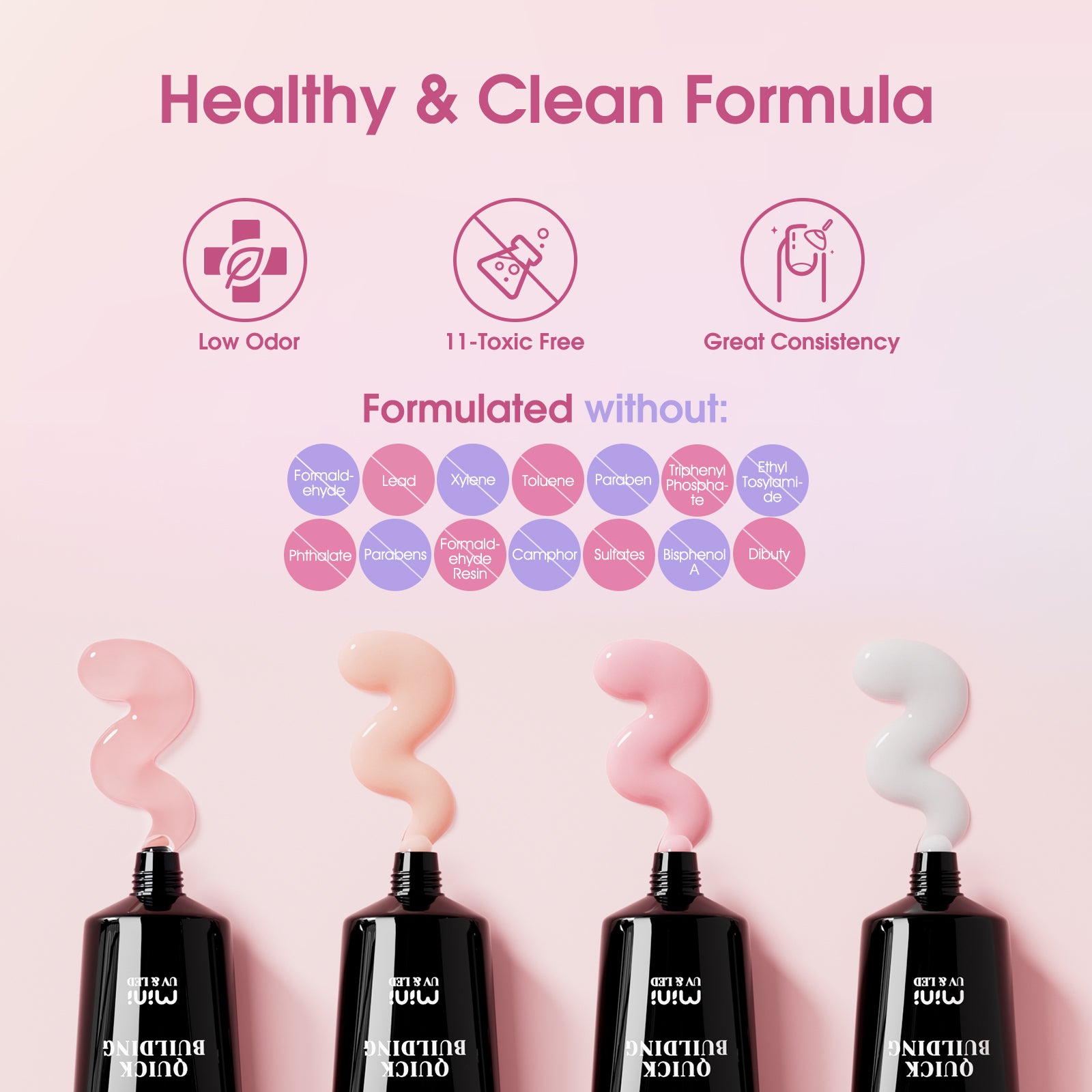 26PCS Set Mini Poly Nail Gel For Nail Art Design LED/UV Lamp