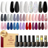 Mini Nail Gel Polish 23PCS Set RA