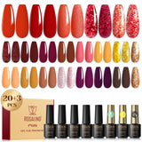 Mini Nail Gel Polish 23PCS Set RA