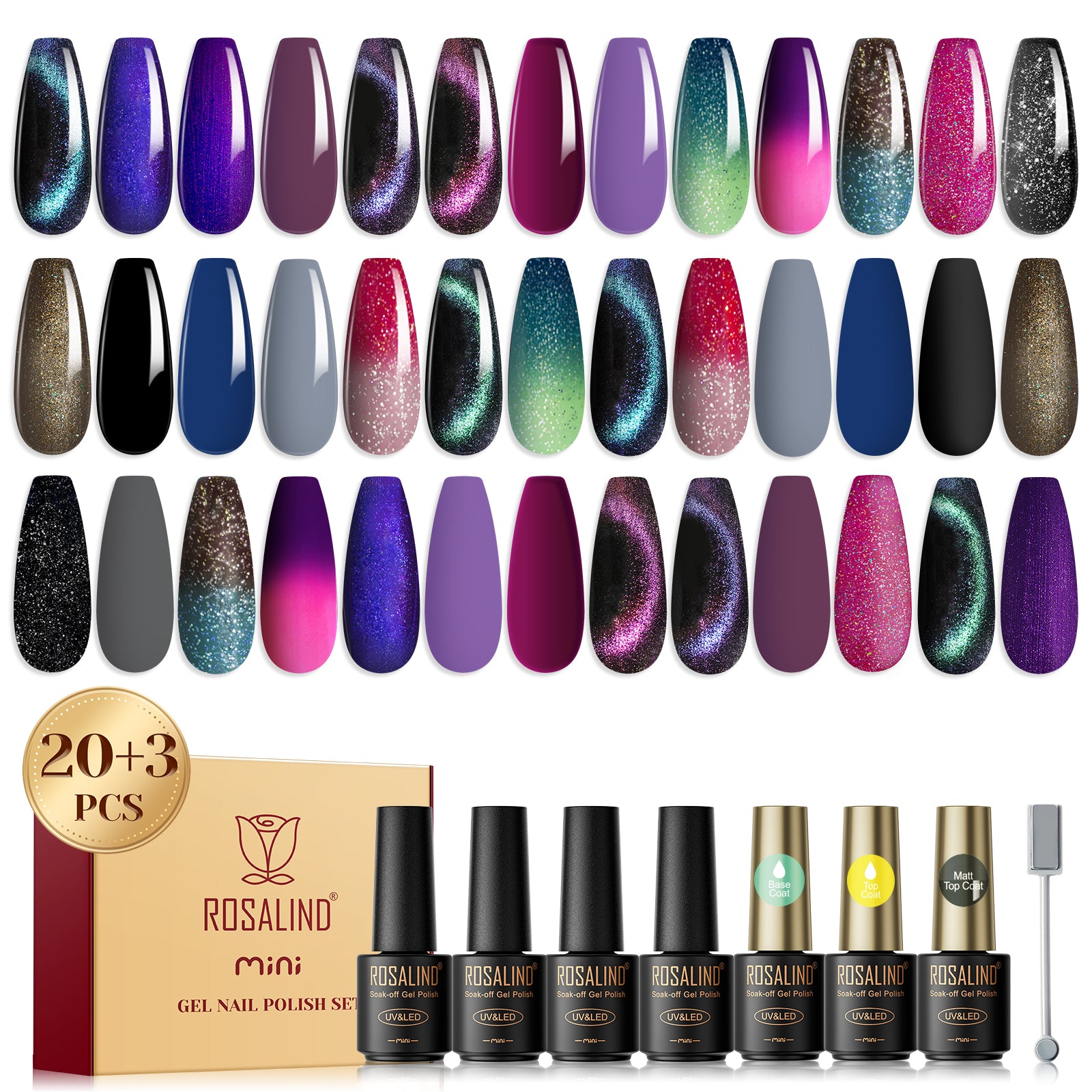 Mini Nail Gel Polish 23PCS Set RA