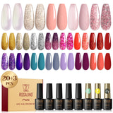 Mini Nail Gel Polish 23PCS Set RA