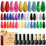 Mini Nail Gel Polish 23PCS Set RA