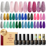 Mini Nail Gel Polish 23PCS Set RA
