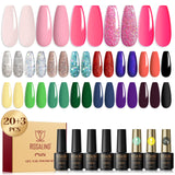 Mini Nail Gel Polish 23PCS Set RA