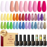 Mini Nail Gel Polish 23PCS Set RA