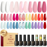 Mini Nail Gel Polish 23PCS Set RA