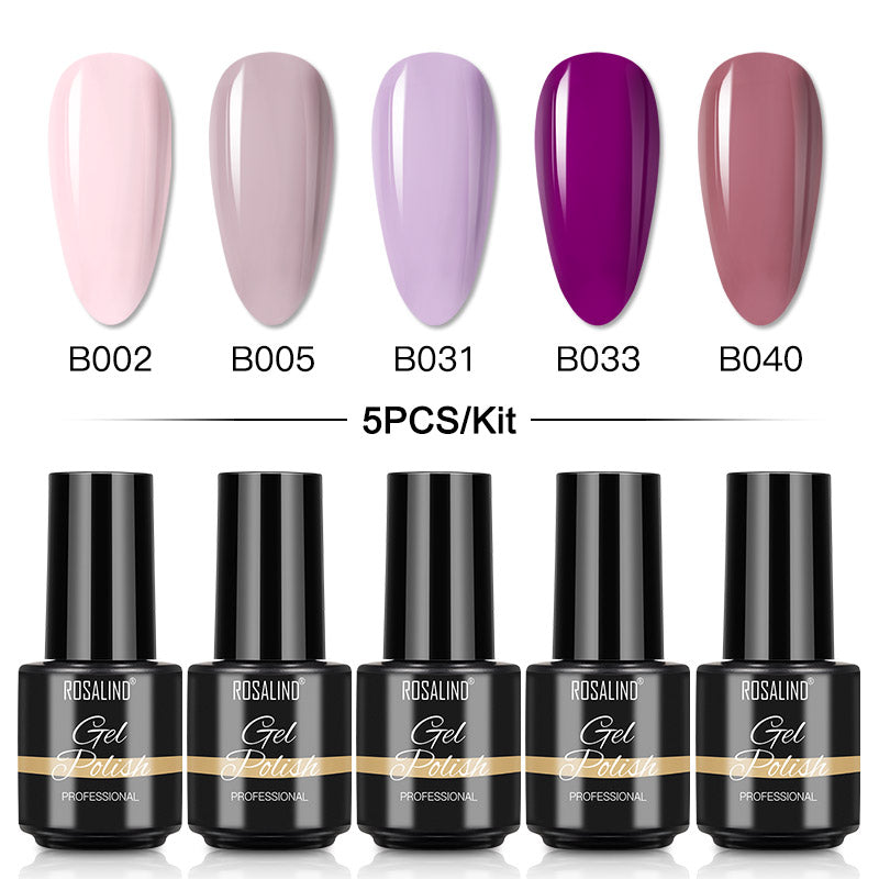 Mini 5ml Nail Polish Gel 2/4/5/6/8PCS Set SLA
