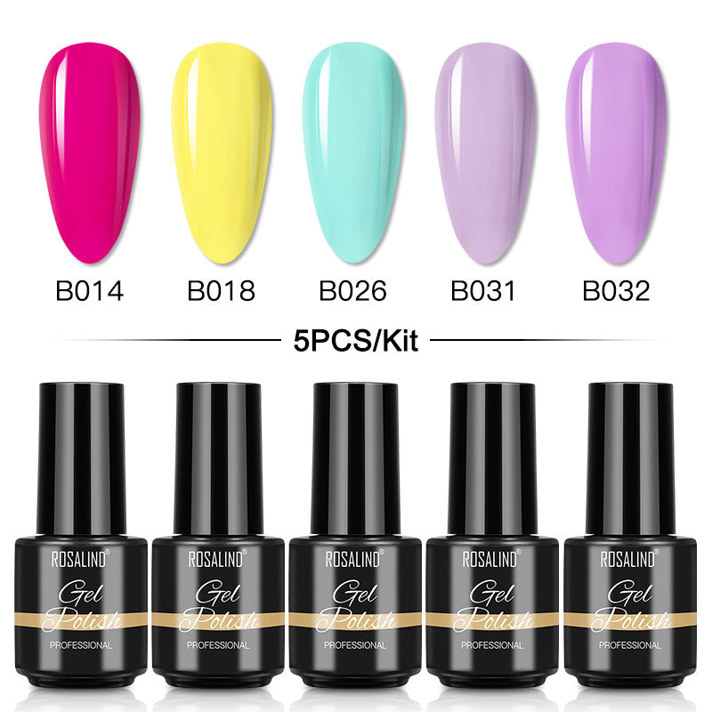 Mini 5ml Nail Polish Gel 2/4/5/6/8PCS Set SLA