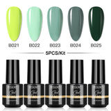 Mini 5ml Nail Polish Gel 2/4/5/6/8PCS Set SLA