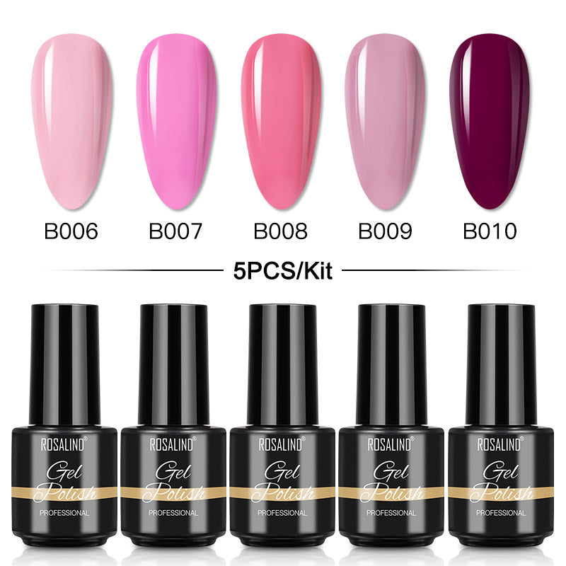Mini 5ml Nail Polish Gel 2/4/5/6/8PCS Set SLA