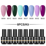 Mini 5ml Nail Polish Gel 2/4/5/6/8PCS Set SLA