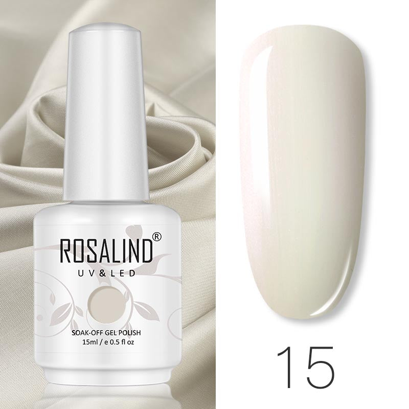 ROSALIND 58 colors 15ml Soak Off Gel Polish Bright For Nail Art Design LED/UV Lamp