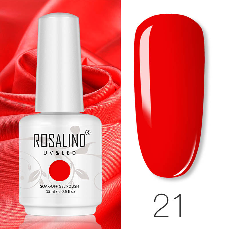 ROSALIND 58 colors 15ml Soak Off Gel Polish Bright For Nail Art Design LED/UV Lamp