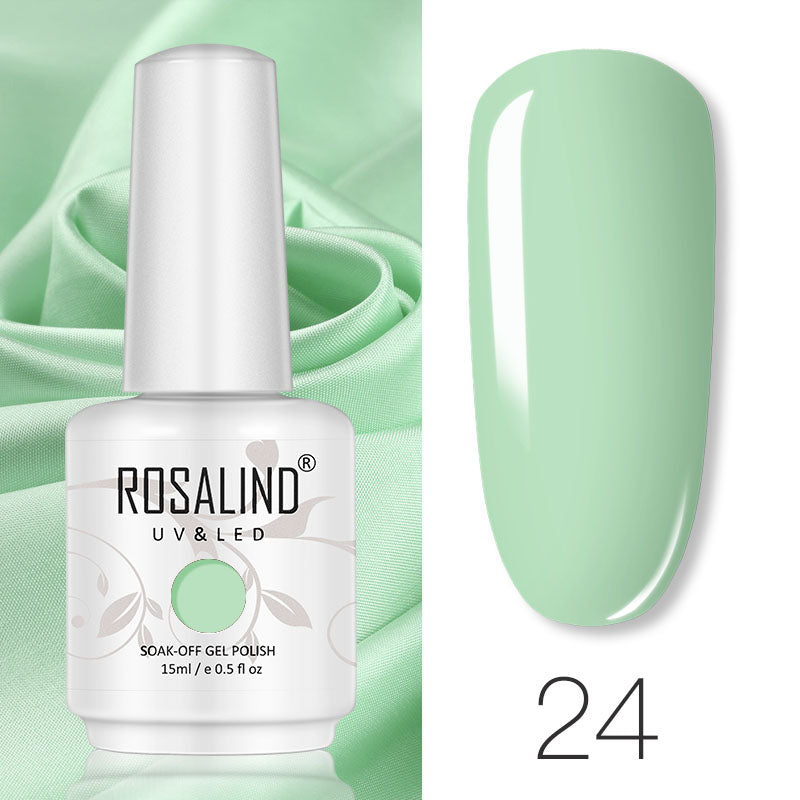 ROSALIND 58 colors 15ml Soak Off Gel Polish Bright For Nail Art Design LED/UV Lamp