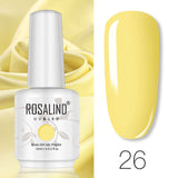ROSALIND 58 colors 15ml Soak Off Gel Polish Bright For Nail Art Design LED/UV Lamp