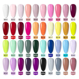 ROSALIND Mini Soak Off 4pcs Set In One Kit Gel Polish Bright For Nail Art Design LED/UV Lamp