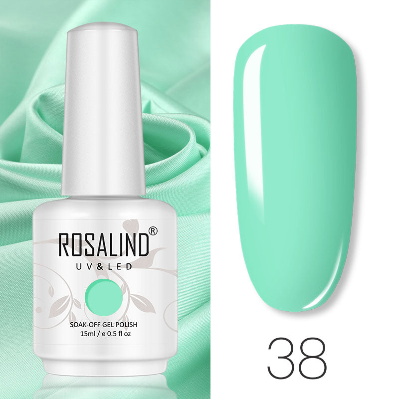 ROSALIND 58 colors 15ml Soak Off Gel Polish Bright For Nail Art Design LED/UV Lamp
