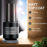 ROSALIND Mini Set 4PCS Soak Off Gel Polish Bright For Nail Art Design LED/UV Lamp