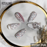 ROSALIND Gypsum Gel Polish White Plaster Gel Create Unique Styles Easily All For Manicure DIY Nail Art Design 3D Gel Nail Polish