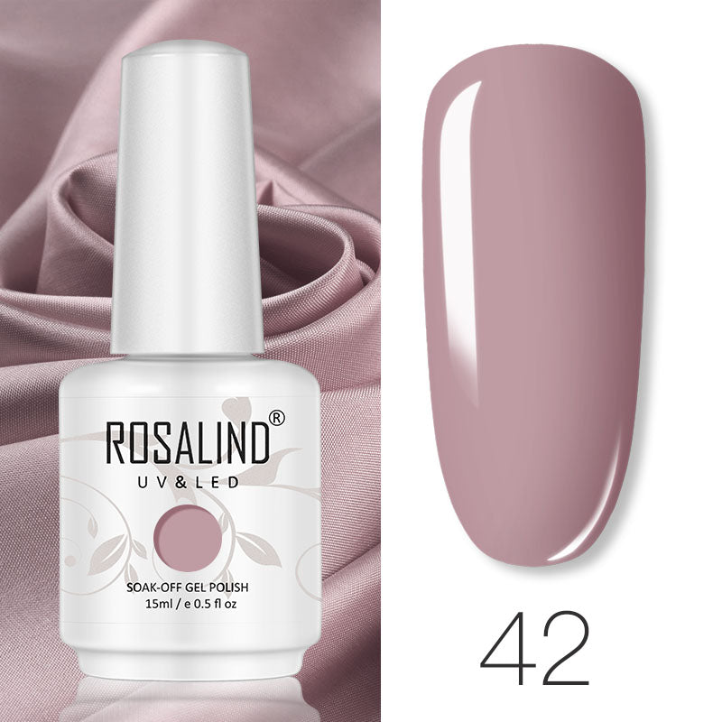 ROSALIND 58 colors 15ml Soak Off Gel Polish Bright For Nail Art Design LED/UV Lamp