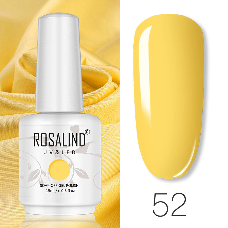 ROSALIND 58 colors 15ml Soak Off Gel Polish Bright For Nail Art Design LED/UV Lamp