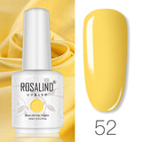 ROSALIND 58 colors 15ml Soak Off Gel Polish Bright For Nail Art Design LED/UV Lamp
