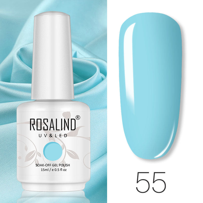 ROSALIND 58 colors 15ml Soak Off Gel Polish Bright For Nail Art Design LED/UV Lamp