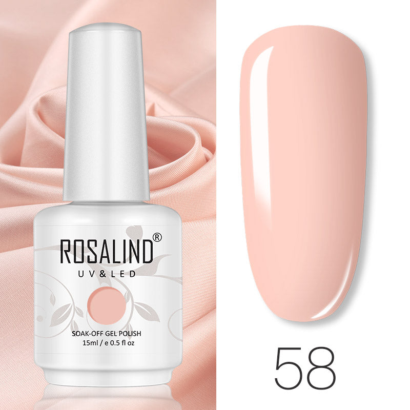ROSALIND 58 colors 15ml Soak Off Gel Polish Bright For Nail Art Design LED/UV Lamp