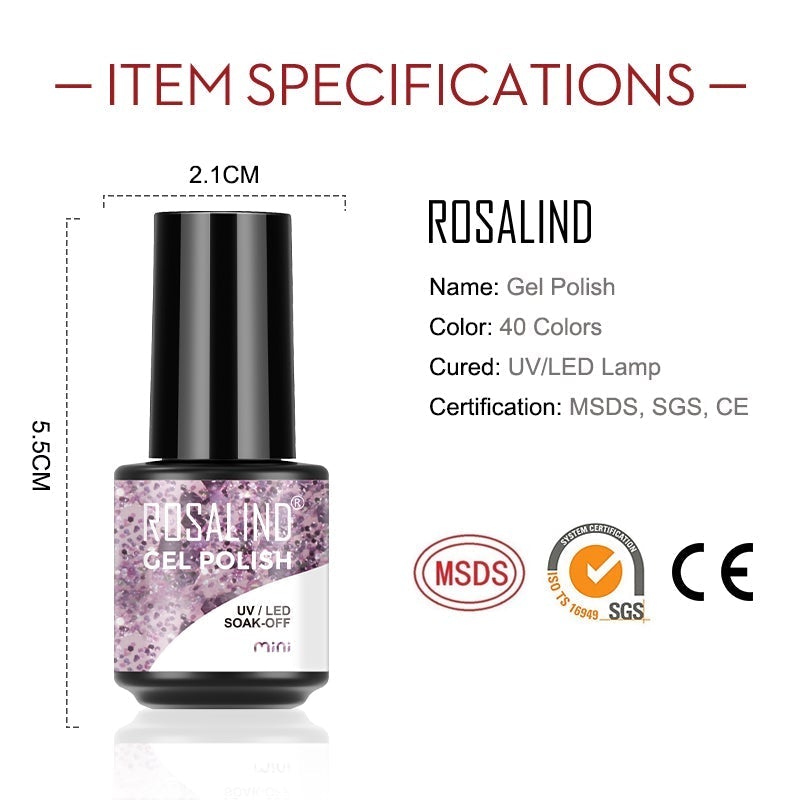 Rosalind Cat Eye Nail Polish 5ml And Cat Eye Effect Fringe Magic Magnet Stick Tool Lamp Cured Shine Gel Polish