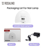 ROSALIND Professional Manicure Set Gel Polish Set For Nail Art Design LED/UV Lamp
