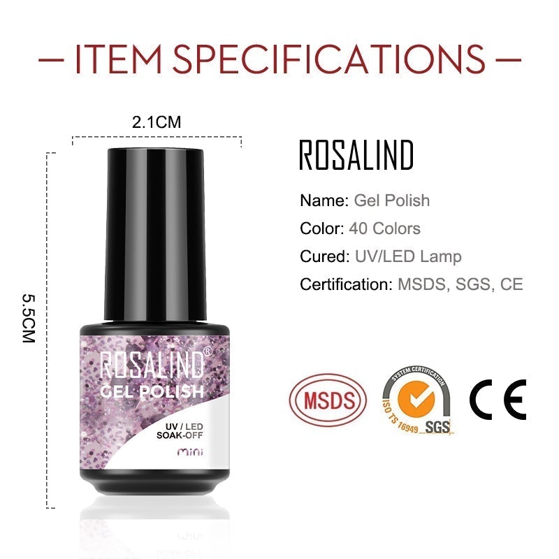 Rosalind Cat Eye Nail Polish 5ml And Cat Eye Effect Fringe Magic Magnet Stick Tool Lamp Cured Shine Gel Polish