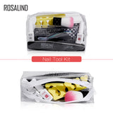 ROSALIND Gel Nail Tool 12PCS/Set For Nails Art Gel For Manicure Cuticle Remover Gel Polish Nourishment