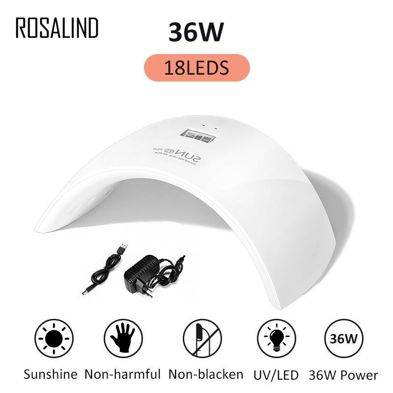 ROSALIND Professional Manicure Set For Nail Art Design LED/UV Lamp